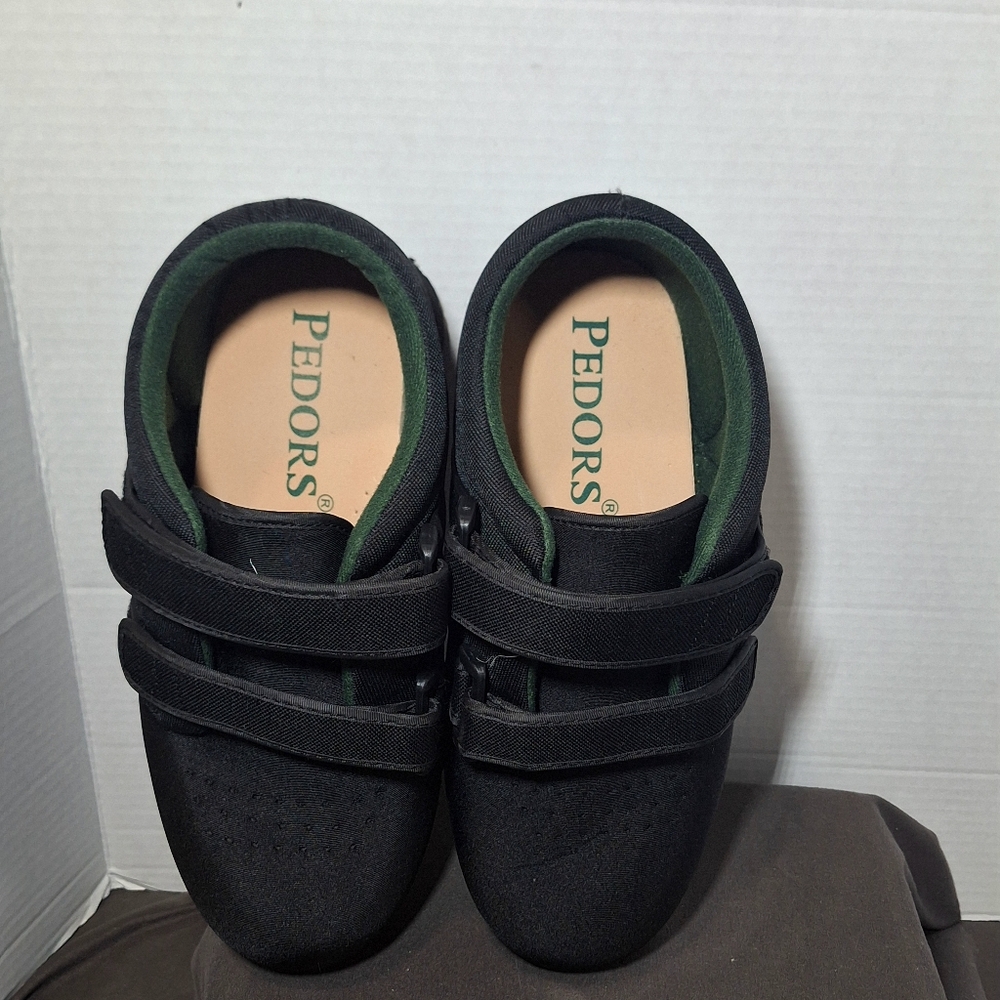 New PEDORS Shoes Mens Sz 9 Womans Sz 11 Stretch Orthopedic Medical 6 E Width - Picture 2 of 7